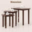 Ensemble de tables d'appoint 3 pièces Farmhouse-1064055551