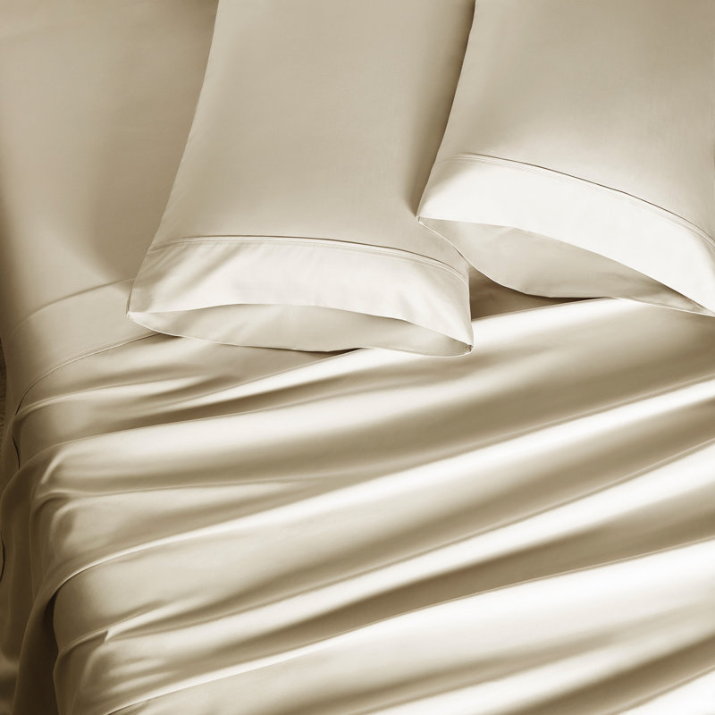 Lux Pillow Case, Ivory, King Pillow Case