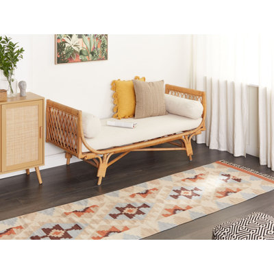 Sisk Southwestern Hand Woven Area Rug