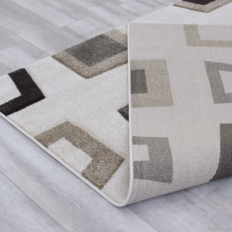 Geometric Indoor Rug, Rectangle 7'9" x 10'5"
