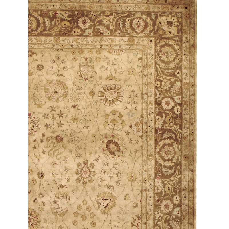 Wool Oriental Area Rug, Rectangle 6' x 9'