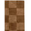 Tapis brun / beige de haute qualité noué à la main