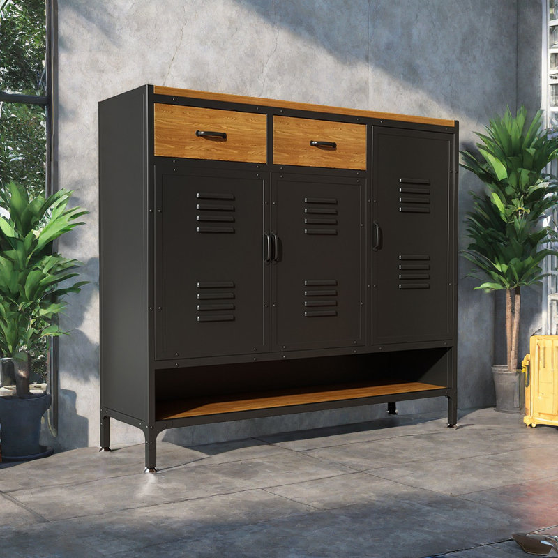 24 Pair Shoe Storage Cabinet