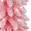 Sapin de Noël rose avec 100 lumières Gwendia-88049317