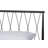 Stainless Steel Slat Headboard Design Bed-470270342
