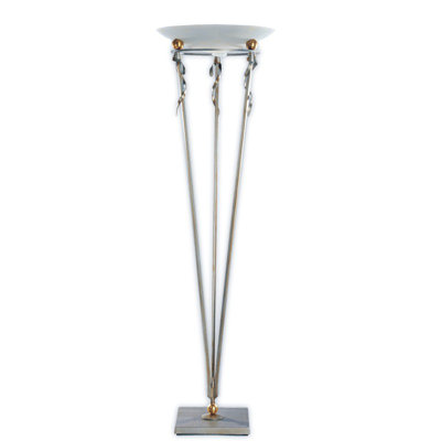 Genova 72'' Vintage Silver Novelty Floor Lamp