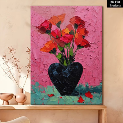 Art mural floral Topbout Impasto
