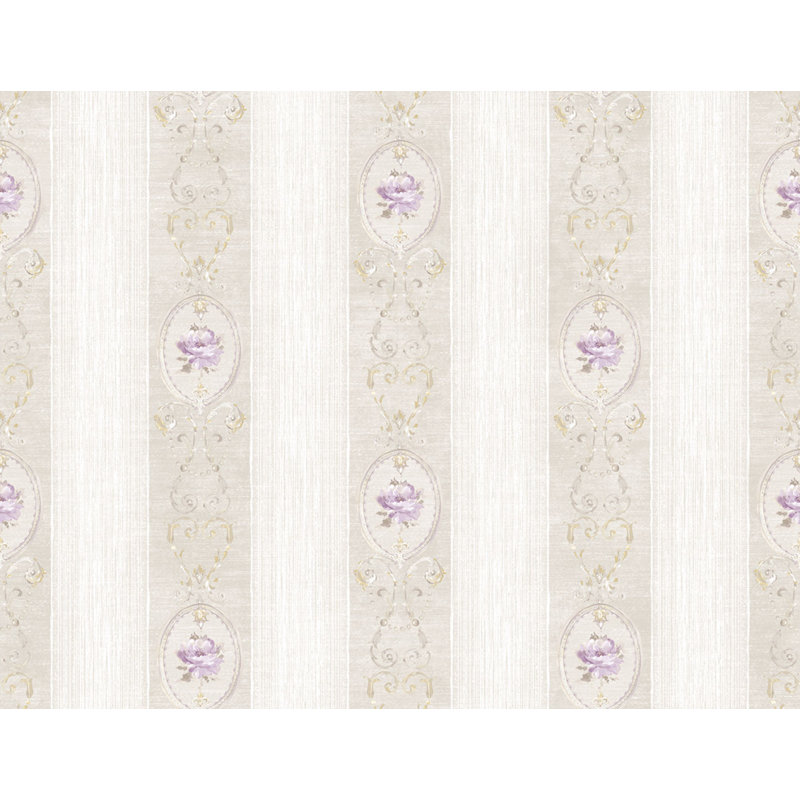 Striped Double Roll, Light Beige
