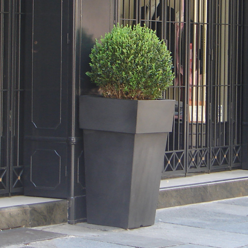 Pot Planter, 28" H x 15" W x 15" D, White