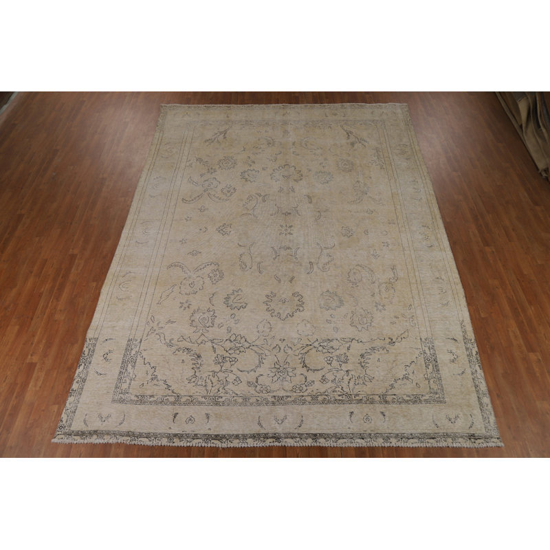 Tapis traditionnel en laine Earth Tone 10 x 13