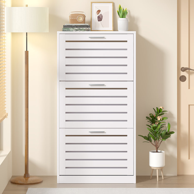 Molinar Slim 3-Drawer Shoe Cabinet