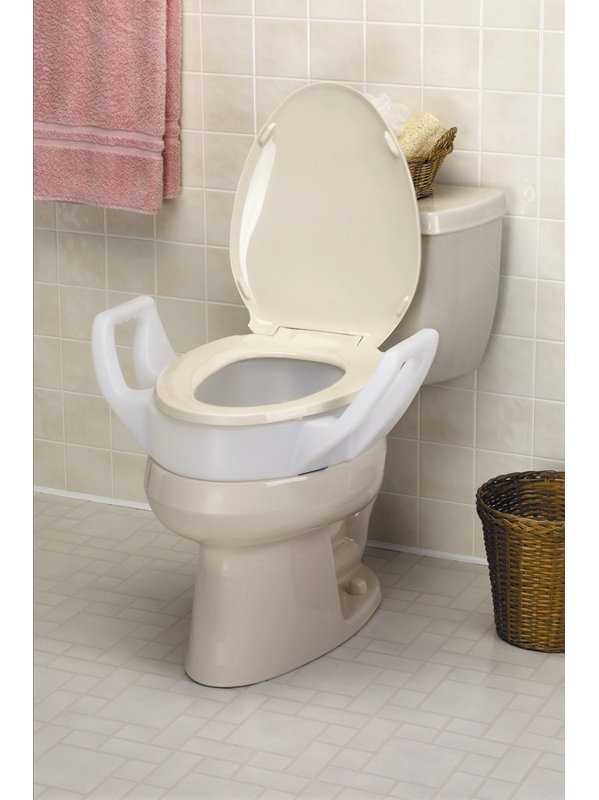 Siège de toilette surélevé surélevé avec accoudoirs standard