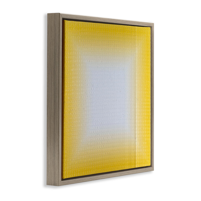 «Yellow Ombre Fade» par Michael Willett, Brun, H 25 po x l 25 po
