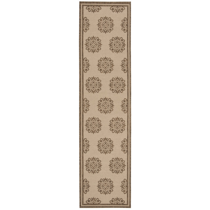 Goodson Beige/Cream Indoor/Outdoor Rug, Runner 61 x 244 cm