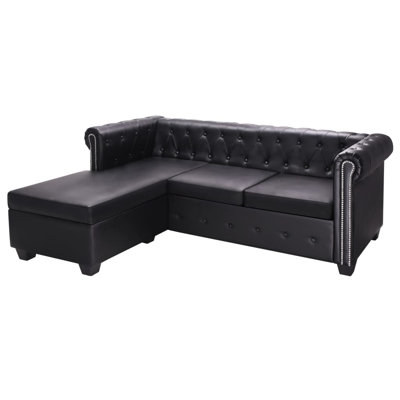 Canapé Chesterfield en L