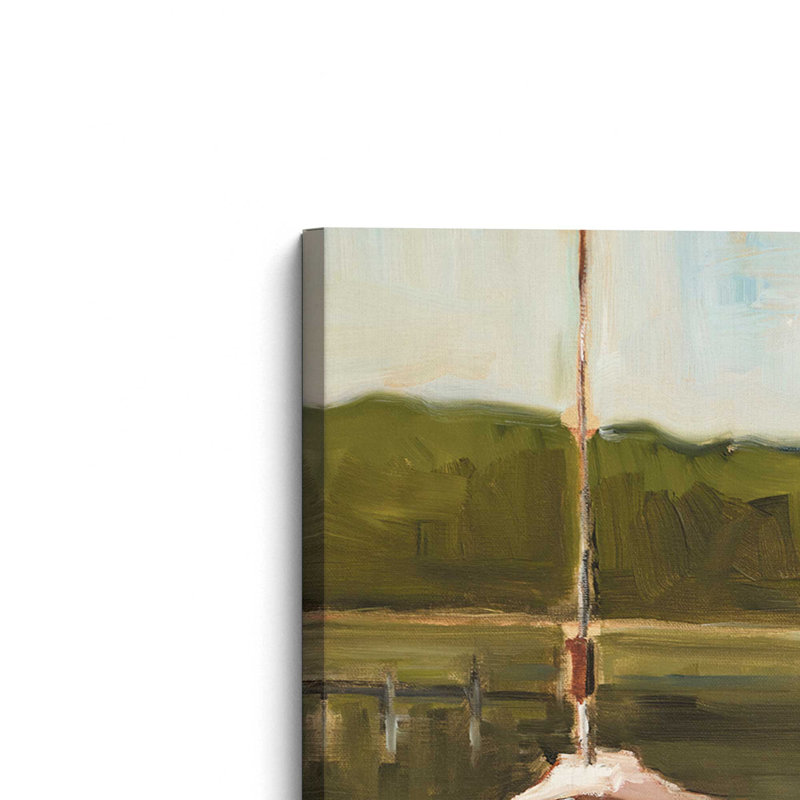 72 "x 48" Waters Calm, grande impression sur toile, H 54 po x l 36 po