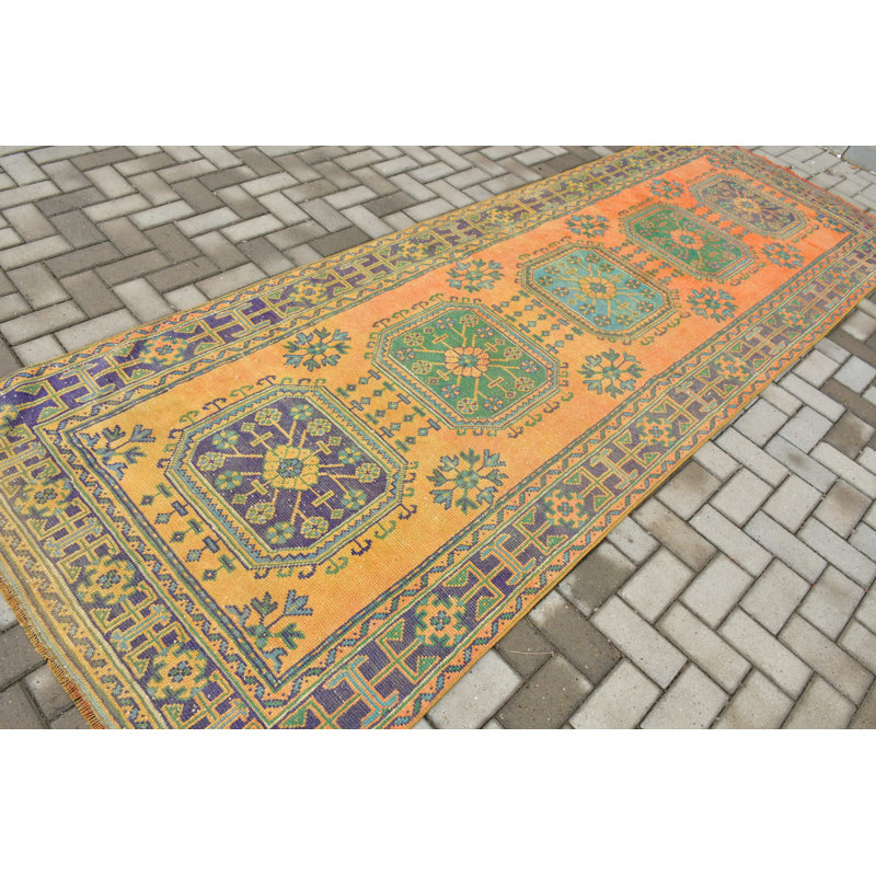 Tapis de couloir traditionnel turc traditionnel tissé à la main pour le couloir et le salon