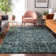Premium Machine Washable Cerrito Teal Rug