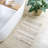 Woven Texture Stripe Bath Rug Grey 20X32"-161150797