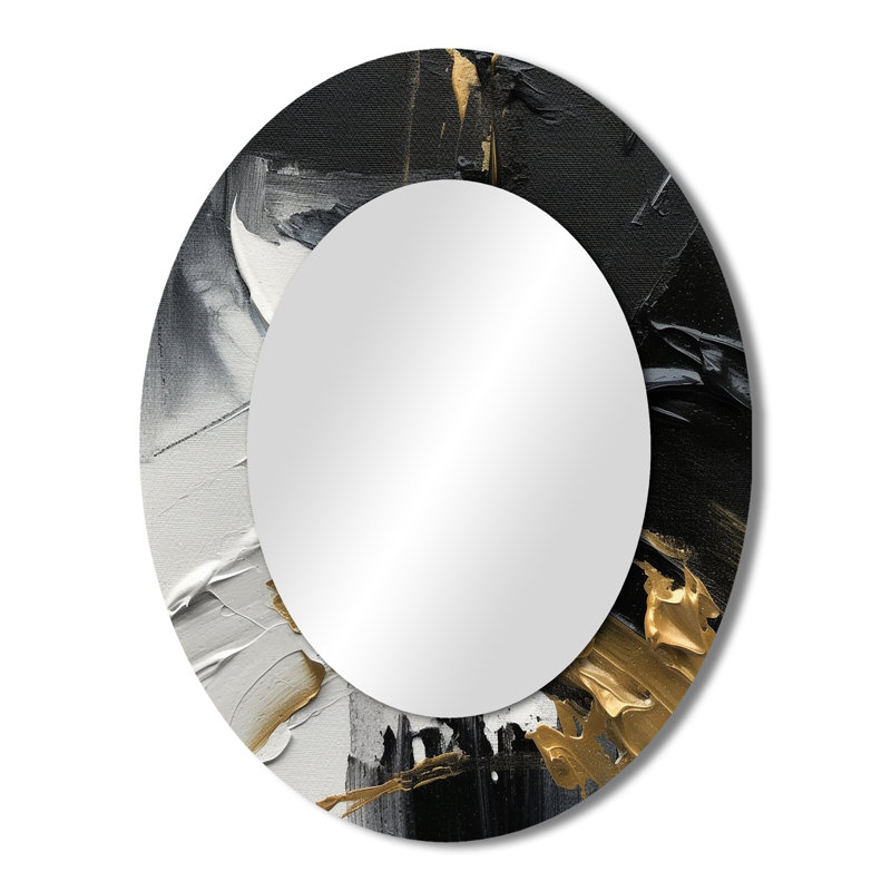 Miroir mural ovale exquis Darling, 43 po x 33 po
