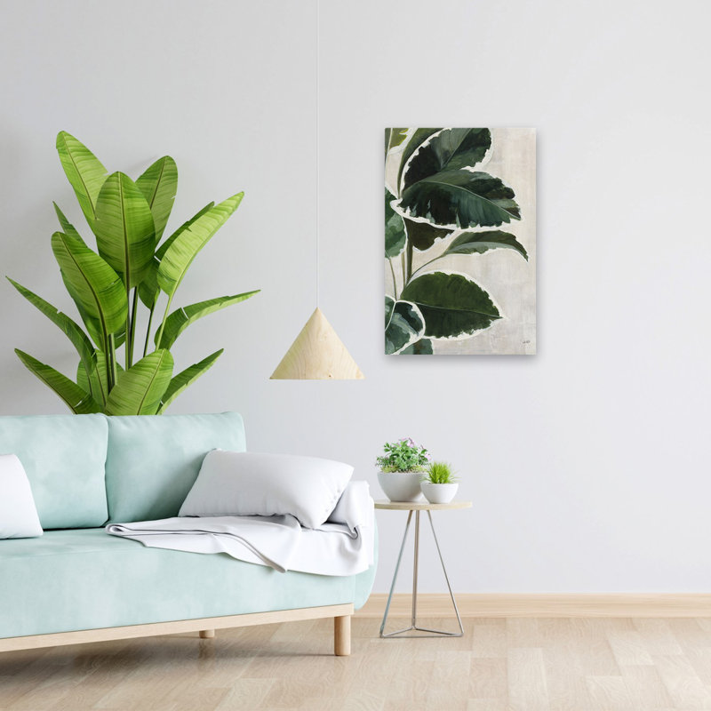 Botanicals and Cream Tropical Study I Art, H 24 po x l 16 po