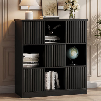 9 Wood Cube Storage Organizer for Home Office
