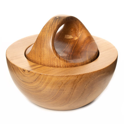 Wood Mortar And Pestle Set