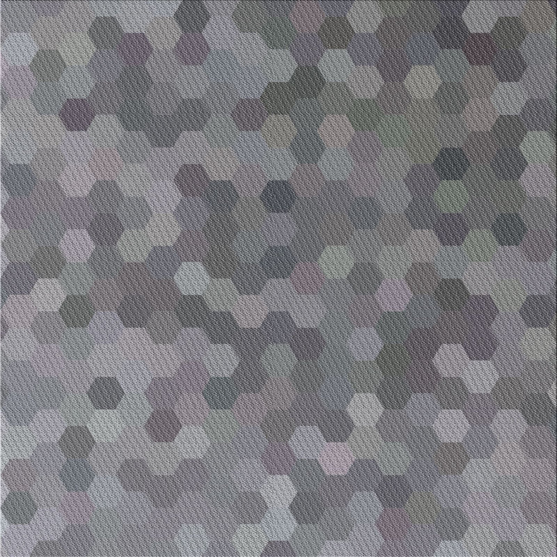 Tapis zone grise à motifs Boylston, Carré 4 pi
