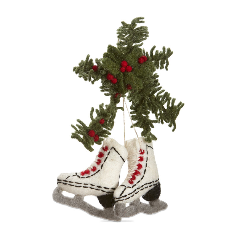 Ornement patins à glace