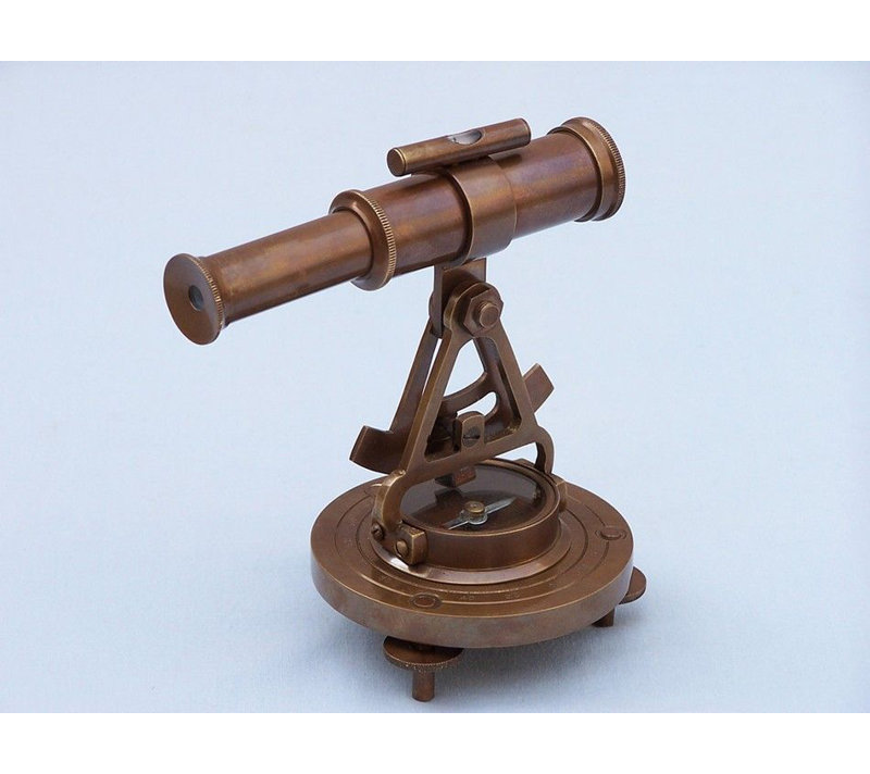 Sculpture compass Escondido, Laiton antique