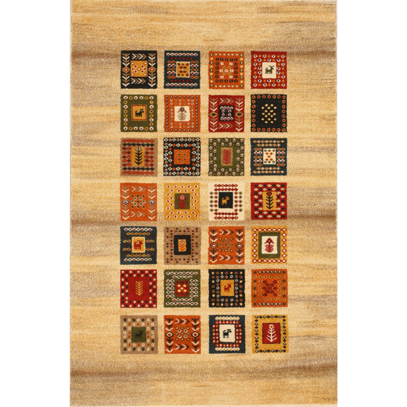 Wool Geometric Area Rug