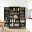 Armoire de cuisine, armoire de rangement à 5 niveaux, garde-manger avec tablettes de porte, portes doubles-422481959