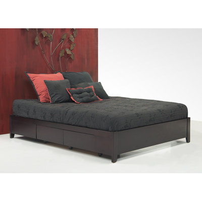 Mariel Solid Wood Standard Storage Bed