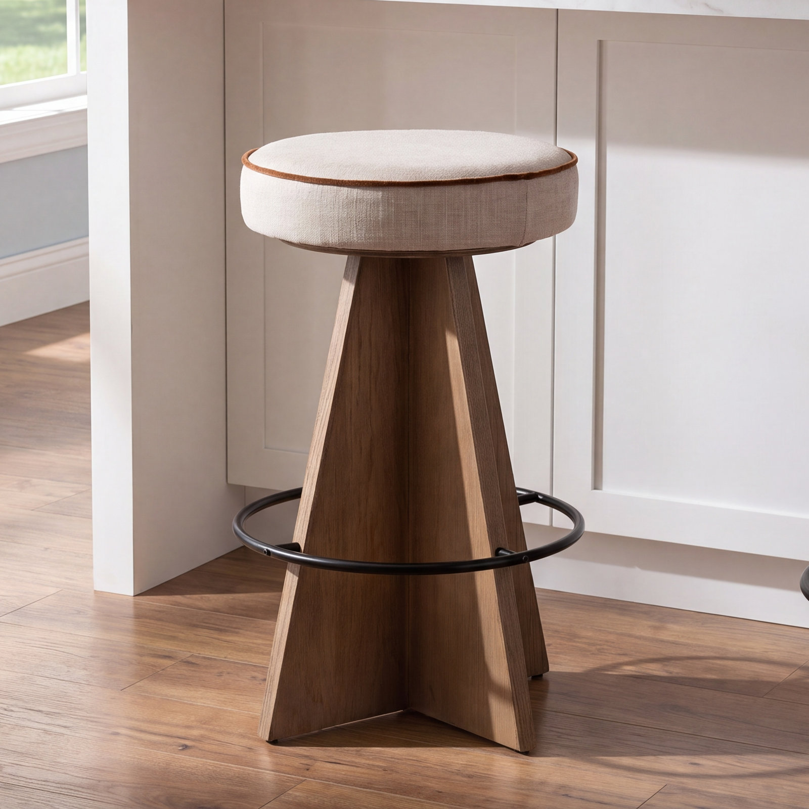 Vega 31" Swivel Bar Stool, Bar Stool (27.17" Seat Height)
