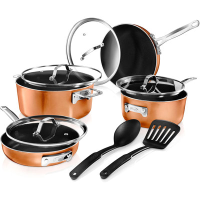 Batterie de cuisine 8 pièces Gotham Steel