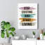 Art inspirant, citation sur toile «Stop Exist And Start Living», art mural