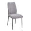 50cm H Polyester Blend Upholstered Metal Side Chair-579188685