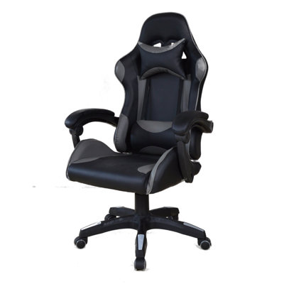 Inbox Zero Reclining Swiveling PC & Racing Game Chair