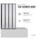 ANZZI Accordion-Style 56-in. x 33-in. Reversible Design 4-Panel Bathtub Shower Door with Frame and Hardware
