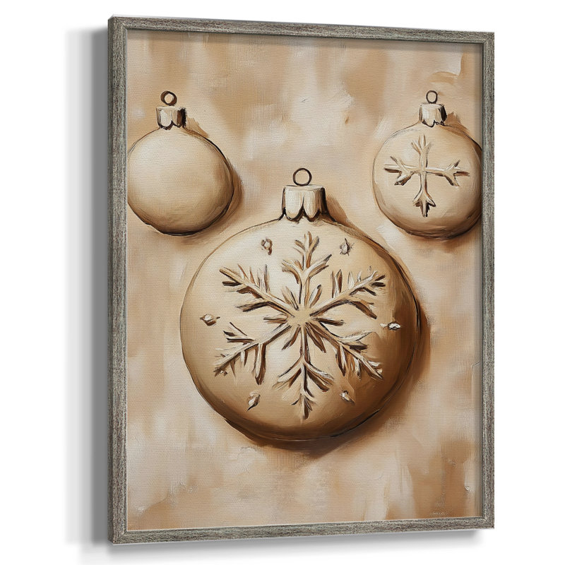 Art des Fêtes de Noël - série 2 - CXCVI, reproduction encadrée - bois massif, H 11 po x l 9 po