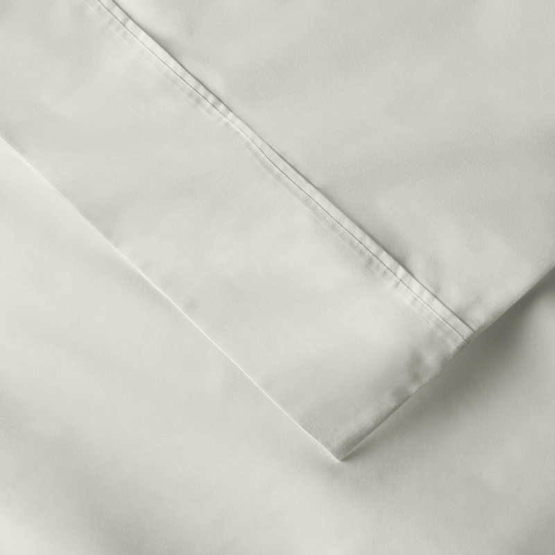 Coyer Classic Cotton Percale Sheet Set, Full Sheet Set + 1 Fitted Sheet + 2 Pillowcases, Sage