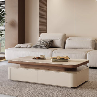 Table basse Cream Wind Tunnel