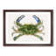 Green and Blue Crab by J.E. De Kay - Picture Frame Painting Print-55575551-55575554