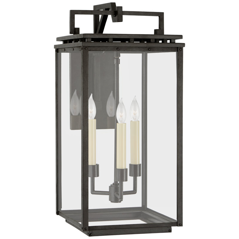 Chapman & Myers Cheshire Bracketed Wall Lantern, 21" H x 9.75" W x 9.75" D