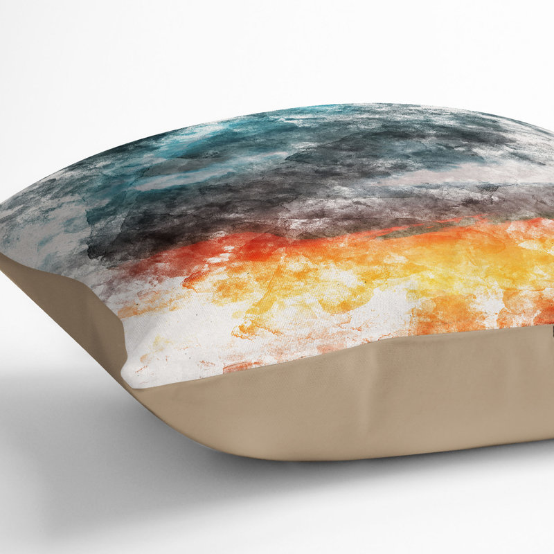 Square Cushion, 40cm H x 40cm W x 15cm D, Stone