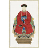 Statuette 1' Framed Print on Glass