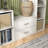 15.7"H 2-Drawer Wooden Storage Bookcase-26204118