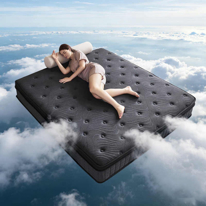 12'' Medium Cooling Gel Memory Foam Hybrid Mattress, Full