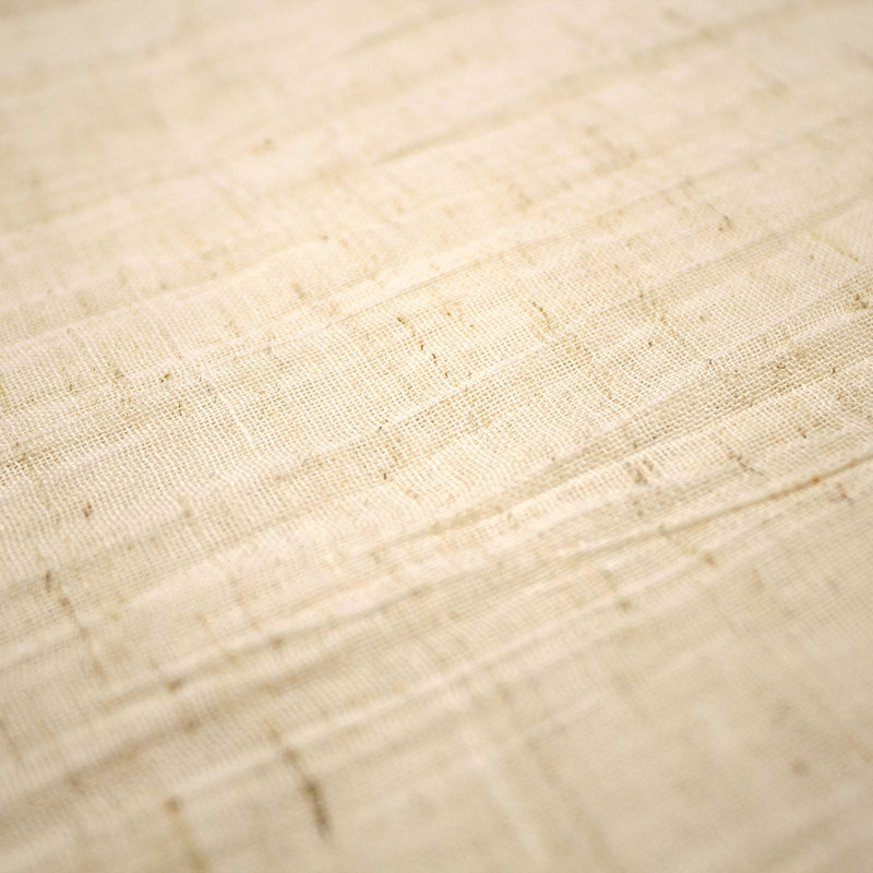 Solid Semi-Sheer Curtain Panels, Natural, 50" W x 108" H