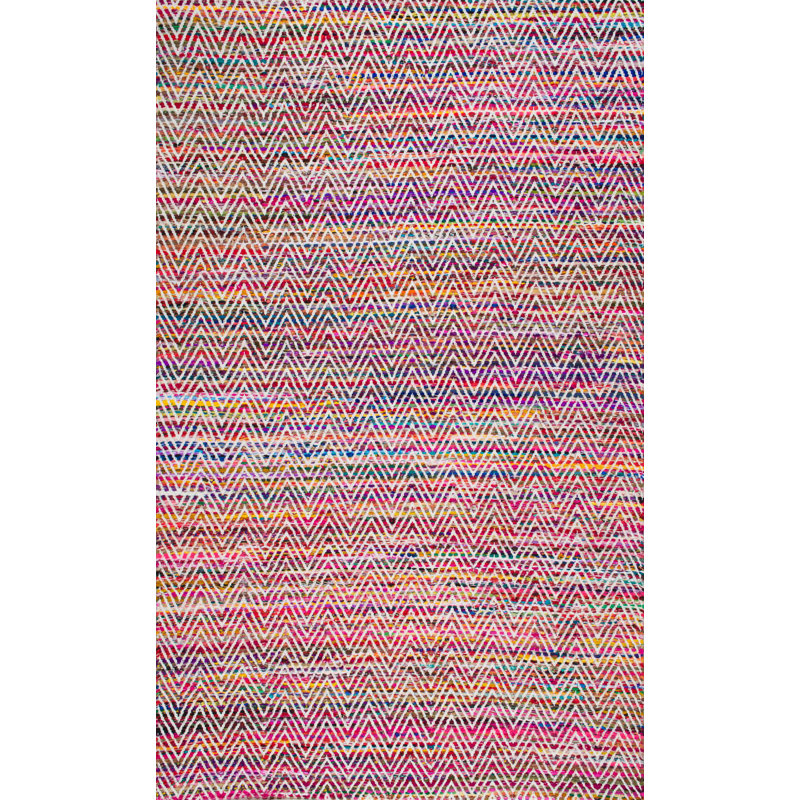 Chevron Hand Woven Area Rug, Rectangle 61 x 91cm